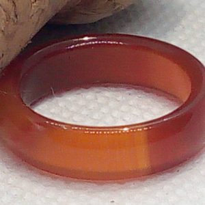 Red Carnelian ring | Red stacking ring | Red stone ring |  Red Carnelian band ring | Quartz ring band | promise ring | Natural genuine Gemstone rings, simple unique handcrafted gemstone rings. #rings #jewelry #shopping #gift #handmade #fashion #style #affiliate #ad