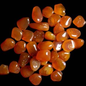 Shop Tumbled Carnelian Crystals & Pocket Stones! Botswana Carnelian Smaller Medium Tumbled | Natural genuine stones & crystals in various shapes & sizes. Buy raw cut, tumbled, or polished gemstones for making jewelry or crystal healing energy vibration raising reiki stones. #crystals #gemstones #crystalhealing #crystalsandgemstones #energyhealing #affiliate #ad