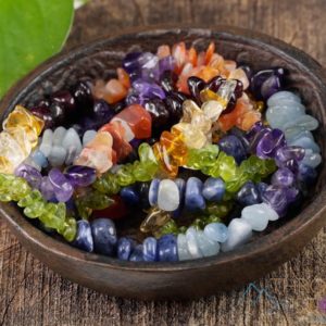 Shop Crystal Healing! CHAKRA Beaded Necklace – Chip – Healing Crystals, Chakra Stones, Unique Gift, Chakra Crystals, E0810 | Shop jewelry making and beading supplies, tools & findings for DIY jewelry making and crafts. #jewelrymaking #diyjewelry #jewelrycrafts #jewelrysupplies #beading #affiliate #ad
