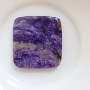 Shop Tumbled Charoite Crystals & Pocket Stones! Amazing A+ Grade Charoite tumbled stone, Charoite tumbled, tumbled Charoite, Charoite stones, Charoite crystals,Charoite Dimension-52x54x9mm | Natural genuine stones & crystals in various shapes & sizes. Buy raw cut, tumbled, or polished gemstones for making jewelry or crystal healing energy vibration raising reiki stones. #crystals #gemstones #crystalhealing #crystalsandgemstones #energyhealing #affiliate #ad