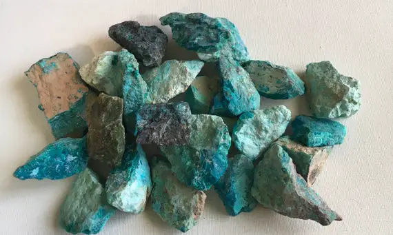 Chrysocolla Turquoise Raw Natural Stone, Healing Stone, Healing Crystal, Spiritual Stone, Meditation