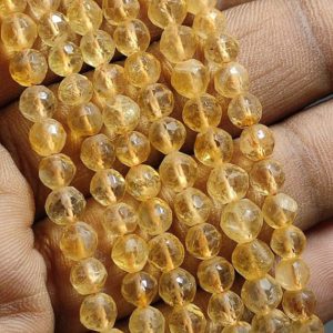 Shop Citrine Faceted Beads! Beautiful Natural Citrine Faceted Rounds Shape Gemstone Beads Strand | Citrine Round Shape Beads Strand | 4-5 MM Citrine Round Beads Strand | Natural genuine faceted Citrine beads for beading and jewelry making.  #jewelry #beads #beadedjewelry #diyjewelry #jewelrymaking #beadstore #beading #affiliate #ad