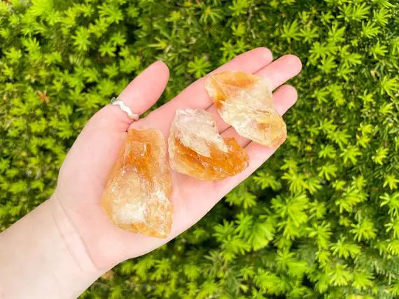 Large Raw Citrine Stone (rough Citrine Crystal)