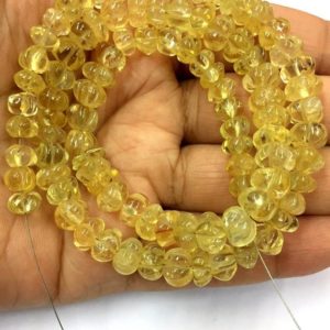 Shop Citrine Rondelle Beads! Citrine Rondelle Beads 8mm Citrine Natural Gemstone Beads 18" Strand Citrine Pumkin Shape Citrine Strand Natural top quality strand | Natural genuine rondelle Citrine beads for beading and jewelry making.  #jewelry #beads #beadedjewelry #diyjewelry #jewelrymaking #beadstore #beading #affiliate #ad