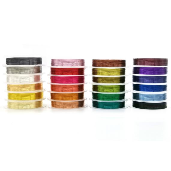 Colorful Non Tarnish Craft Wire: 32 Gauge Copper Jewelry Wire, 65 Ft