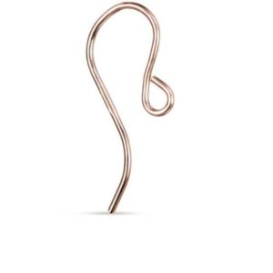 Shop Ear Wires & Posts for Making Earrings! French Ear Wire 14Kt Rose Gold Filled 20×7.8mm – 10Pcs Wholesale Price (10464)/1 | Shop jewelry making and beading supplies, tools & findings for DIY jewelry making and crafts. #jewelrymaking #diyjewelry #jewelrycrafts #jewelrysupplies #beading #affiliate #ad