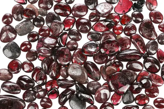 Tumbled Garnet Pieces, Raw Garnet, Genuine Uncut Garnet Crystal, January Birthstone, Healing Crystal, Rough Gemstone, Tumgarnet001