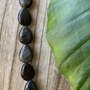 Shop Golden Obsidian Beads! Gold sheen obsidian bead strand, 20mm, tear drop, gemstone beads | Natural genuine other-shape Golden Obsidian beads for beading and jewelry making.  #jewelry #beads #beadedjewelry #diyjewelry #jewelrymaking #beadstore #beading #affiliate #ad