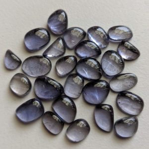 Shop Iolite Stones & Crystals! 8-10mm Iolite Cabochons, Natural Plain Free Form Shape Iolite Flat Back Cabochons, 5 Pcs lolite Cabochons for Jewelry – PDG217 | Natural genuine stones & crystals in various shapes & sizes. Buy raw cut, tumbled, or polished gemstones for making jewelry or crystal healing energy vibration raising reiki stones. #crystals #gemstones #crystalhealing #crystalsandgemstones #energyhealing #affiliate #ad