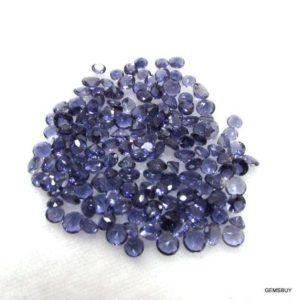 10 pieces 3mm Ioilite faceted Round Gemstone, Blue Iolite Round Faceted Gemstone, Iolite Faceted Round Loose Gemstone, AAA Quality Gemstone | Natural genuine stones & crystals in various shapes & sizes. Buy raw cut, tumbled, or polished gemstones for making jewelry or crystal healing energy vibration raising reiki stones. #crystals #gemstones #crystalhealing #crystalsandgemstones #energyhealing #affiliate #ad