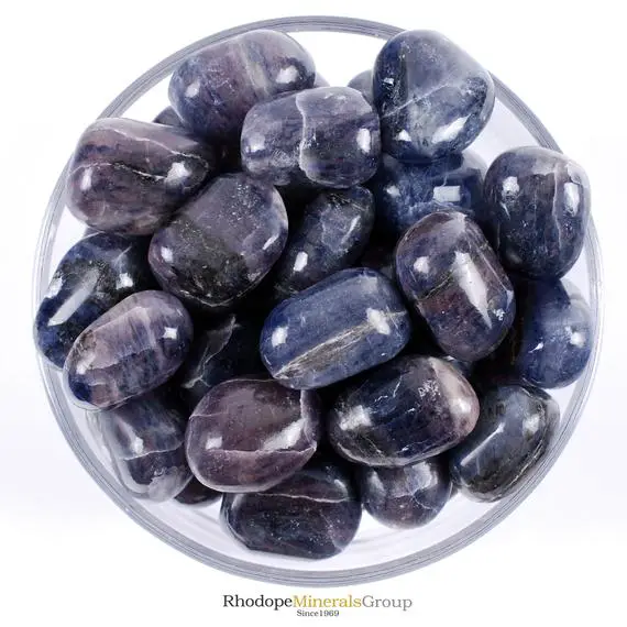 Iolite Tumbled Stone, Iolite, Tumbled Stones, Cordierite, Stones, Crystals, Rocks, Gifts, Gemstones, Gems, Zodiac Crystals, Healing Crystals