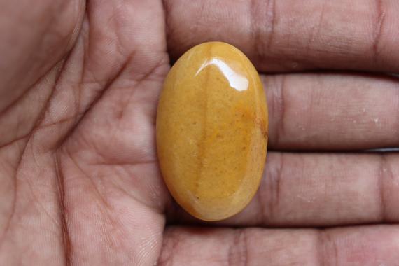 Natural Yellow Jade Palm Stone,  Loose Stone, Pocket Stone, Palm Stone, Crystal,  Yellow Jade Gemstone, Multi Yellow Color Stone.