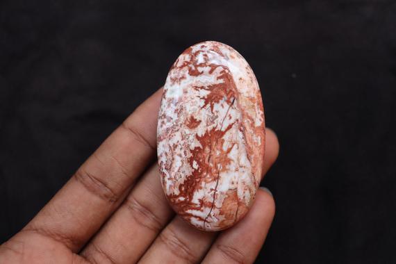 Rosetta Jasper Palm Stone, Natural Rosetta Jasper Stone, Meditation Thumb Stone, Polished Rosetta Stone, Rosetta Jasper Pocket Stone