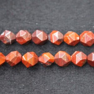 Shop Jasper Faceted Beads! Natural Faceted Apple Jasper Beads,Apple Jasper Beads,4mm 6mm 8mm 10mm 12mm Natural beads,one strand 15",Gemstone Beads | Natural genuine faceted Jasper beads for beading and jewelry making.  #jewelry #beads #beadedjewelry #diyjewelry #jewelrymaking #beadstore #beading #affiliate #ad
