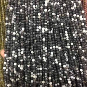 2mm 3mm zebra jasper beads – black and white gemstone beads – natural jasper beads – beading supplies – jewelry making supplies | Natural genuine beads Array beads for beading and jewelry making.  #jewelry #beads #beadedjewelry #diyjewelry #jewelrymaking #beadstore #beading #affiliate #ad