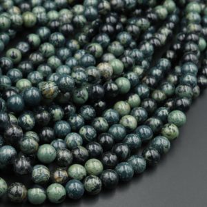 Kambaba Jasper 4mm 6mm 8mm 10mm Round Beads Aka Natural Green Camouflage Jasper 15.5" Strand | Natural genuine round Jasper beads for beading and jewelry making.  #jewelry #beads #beadedjewelry #diyjewelry #jewelrymaking #beadstore #beading #affiliate #ad