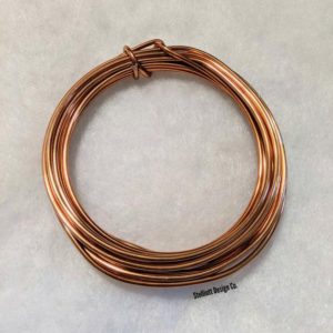 Shop Wire! Jewelry Wire – 12 Gauge – Aluminum Copper | Shop jewelry making and beading supplies, tools & findings for DIY jewelry making and crafts. #jewelrymaking #diyjewelry #jewelrycrafts #jewelrysupplies #beading #affiliate #ad