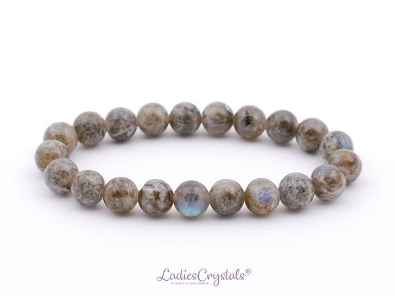 Labradorite Bracelet, Labradorite Bracelet 8 Mm Beads, Labradorite, Bracelets, Stones, Rocks, Gifts, Crystals, Metaphysical Crystals, Gems