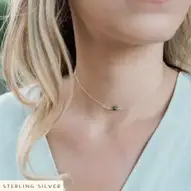 Details about   Labradorite Beads Necklace Bar Necklace 925 Sterling Silver Pendant Jewelry 16 