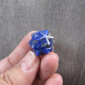 Shop Lapis Lazuli Points & Wands! Lapis Lazuli 20 point Stone Merkaba M 202 | Natural genuine stones & crystals in various shapes & sizes. Buy raw cut, tumbled, or polished gemstones for making jewelry or crystal healing energy vibration raising reiki stones. #crystals #gemstones #crystalhealing #crystalsandgemstones #energyhealing #affiliate #ad