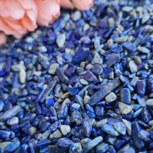 Shop Lapis Lazuli Stones & Crystals! Tiny Tumbled Lapis Lazuli Chips, Choose Quantity, Undrilled Blue Crystal Stones for Jewelry, Decor, or Crystal Grids | Natural genuine stones & crystals in various shapes & sizes. Buy raw cut, tumbled, or polished gemstones for making jewelry or crystal healing energy vibration raising reiki stones. #crystals #gemstones #crystalhealing #crystalsandgemstones #energyhealing #affiliate #ad