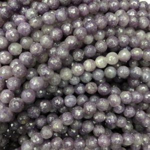 Shop Lepidolite Beads! Lepidolite Faceted Round Beads8mm 10mm Beads,Gemstone, Approx 15.5 Inch Strand | Natural genuine beads Lepidolite beads for beading and jewelry making.  #jewelry #beads #beadedjewelry #diyjewelry #jewelrymaking #beadstore #beading #affiliate #ad