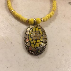 Shop Magnesite Pendants! Yellow Necklace – Howlite Gemstone Jewelry – Gold Jewellery – Pendant – Long – Fashion | Natural genuine Magnesite pendants. Buy crystal jewelry, handmade handcrafted artisan jewelry for women.  Unique handmade gift ideas. #jewelry #beadedpendants #beadedjewelry #gift #shopping #handmadejewelry #fashion #style #product #pendants #affiliate #ad