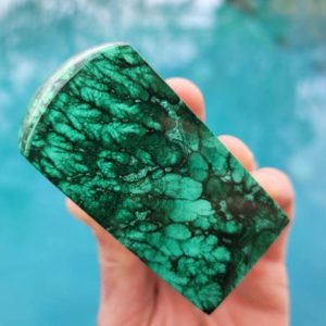 Collector's Malachite Tower – Incredible High Quality Piece – Polished and Safe for handling – #9 | Natural genuine stones & crystals in various shapes & sizes. Buy raw cut, tumbled, or polished gemstones for making jewelry or crystal healing energy vibration raising reiki stones. #crystals #gemstones #crystalhealing #crystalsandgemstones #energyhealing #affiliate #ad