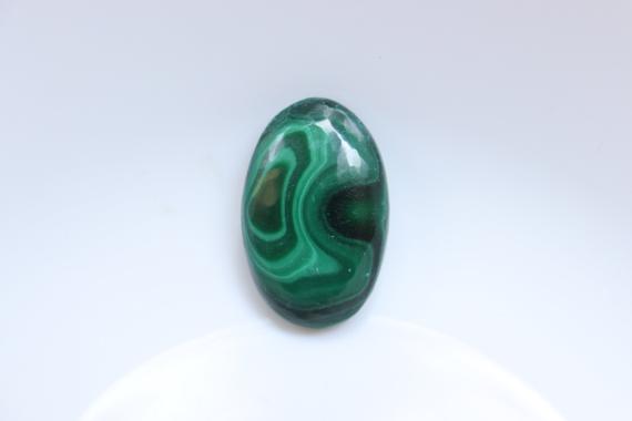 Malachite Mini Palm Stone, Malachite Crystal / Malachite Palmstone / Green Palm Stone / Malachite Thumb Stone / Malachite Polished Stone