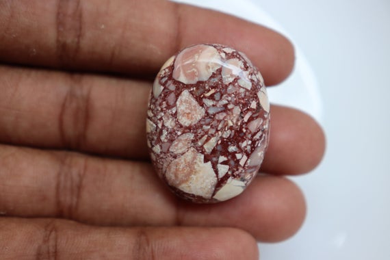 Pink Mookaite Palm Stone Gemstone, Natural Pink Mookaite Palm Stone, Gemstone, Pink Mookaite Stone For Jewelry, Gemstone, Healing Stone.