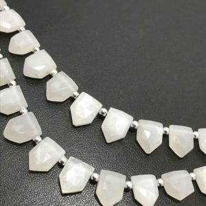Shop Moonstone Faceted Beads! Natural White Moonstone Faceted Tie Shape Gemstone Beads ,11-13 mm Moonstone Beads , Fancy Shape Moonstone Beads,Jewelry Making Beads | Natural genuine faceted Moonstone beads for beading and jewelry making.  #jewelry #beads #beadedjewelry #diyjewelry #jewelrymaking #beadstore #beading #affiliate #ad