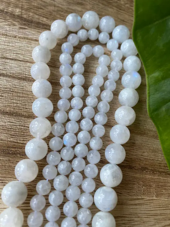 Moonstone Bead Strand, Gemstone Beads