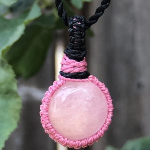 Shop Morganite Pendants! Moragnite necklace for women, morganite pendant necklace, pink stone necklace, macrame gemstone pendant, macrame stone necklace | Natural genuine Morganite pendants. Buy crystal jewelry, handmade handcrafted artisan jewelry for women.  Unique handmade gift ideas. #jewelry #beadedpendants #beadedjewelry #gift #shopping #handmadejewelry #fashion #style #product #pendants #affiliate #ad