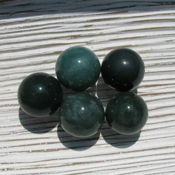 Moss Agate Sphere -  Moss Agate Ball - Moss Agate -  Agate Sphere - Crystal Sphere - Abundance Stone - Balance Stone - Meditation Stone