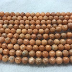 Shop Orange Calcite Beads! Natural Orange Calcite 4mm – 12mm Round Genuine Gemstone Loose Beads 15 inch Jewelry Supply Bracelet Necklace Material Support Wholesale | Natural genuine round Orange Calcite beads for beading and jewelry making.  #jewelry #beads #beadedjewelry #diyjewelry #jewelrymaking #beadstore #beading #affiliate #ad