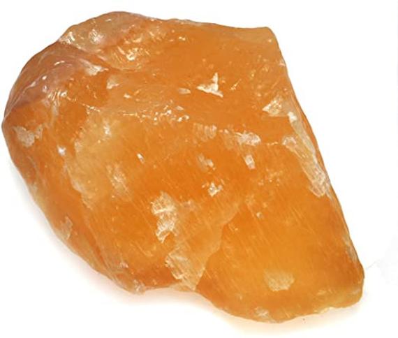 Natural Orange Calcite Raw Stones