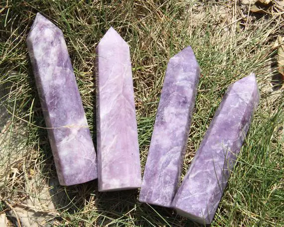 Natural Purple Jade Tower,obelisk Healing Tower Decor,home Decor,meditate Tower,quartz Point Tower,healing Wand.for Her Gift/birthday Gift.