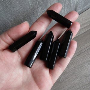 Shop Obsidian Stones & Crystals! Obsidian Small Wrappable Obelisk J92 | Natural genuine stones & crystals in various shapes & sizes. Buy raw cut, tumbled, or polished gemstones for making jewelry or crystal healing energy vibration raising reiki stones. #crystals #gemstones #crystalhealing #crystalsandgemstones #energyhealing #affiliate #ad