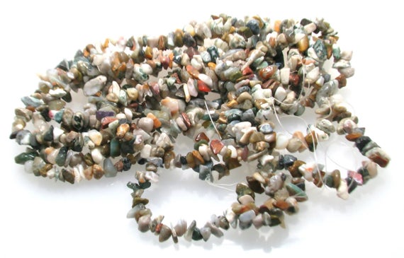 Ocean Jasper Gemstone Chip Beads 5/8mm, Gemstone Chip Beads
