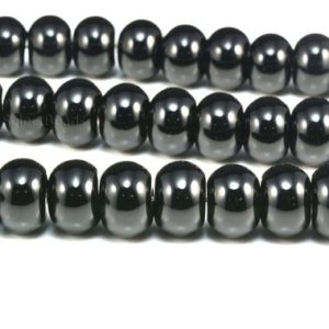 black onyx beads – black onyx gemstone – jewelry making supplies – spacer beads for jewelry making – smooth rondelle beads – 15 inch | Natural genuine beads Onyx beads for beading and jewelry making.  #jewelry #beads #beadedjewelry #diyjewelry #jewelrymaking #beadstore #beading #affiliate #ad