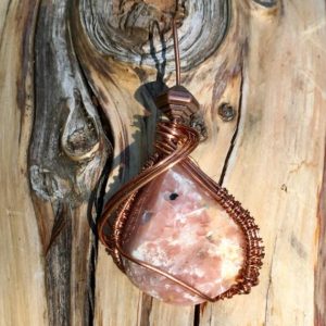 Orange Calcite in Copper | Natural genuine Orange Calcite pendants. Buy crystal jewelry, handmade handcrafted artisan jewelry for women.  Unique handmade gift ideas. #jewelry #beadedpendants #beadedjewelry #gift #shopping #handmadejewelry #fashion #style #product #pendants #affiliate #ad