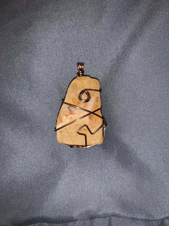 Orange Calcite Necklace