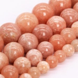 Orange Peach Calcite Beads Genuine Natural Grade AA Gemstone Round Loose Beads 6MM 8MM 10MM 12MM Bulk Lot Options | Natural genuine beads Gemstone beads for beading and jewelry making.  #jewelry #beads #beadedjewelry #diyjewelry #jewelrymaking #beadstore #beading #affiliate #ad
