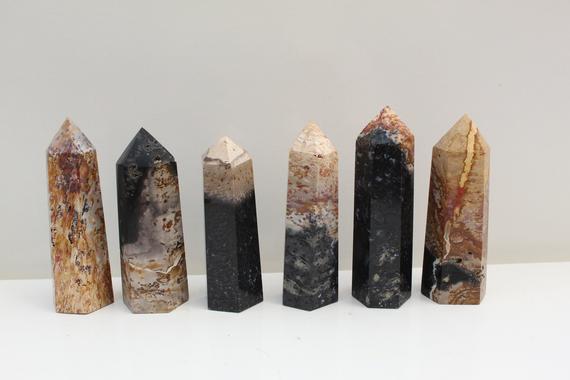 Palm Root Tower, Point, Wand Petrified Wood Tower, Point
