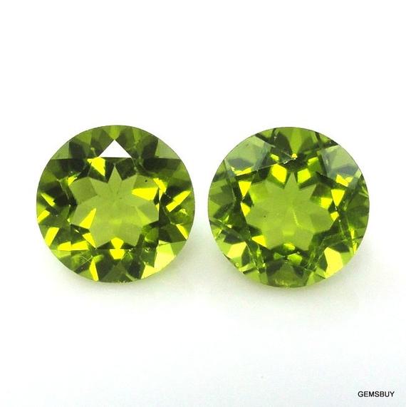 6mm Peridot Faceted Round Loose Gemstone, Peridot Round Faceted Loose Gemstone, Peridot Faceted Loose Gemstone