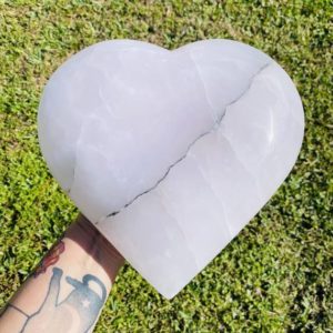 Shop Pink Calcite Stones & Crystals! Huge Pink Calcite Heart with Stand, Mangano Calcite Heart, Pink Calcite, Mangano, Crystal Heart, Polished Heart, Heart | Natural genuine stones & crystals in various shapes & sizes. Buy raw cut, tumbled, or polished gemstones for making jewelry or crystal healing energy vibration raising reiki stones. #crystals #gemstones #crystalhealing #crystalsandgemstones #energyhealing #affiliate #ad
