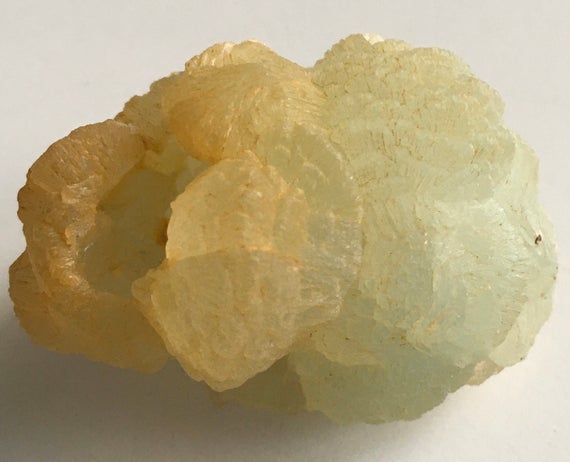 Prehnite Natural Raw Stones, Botryoidal Prehnite Specimen, Healing Crystals And Stones