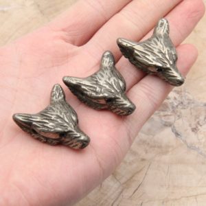 Shop Pyrite Jewelry! Pyrite Wolf Head Pendants,Pyrite Gemstone Wolf Head,Good Quality Wolf Head,Gold Pyrite Wolf Head Pendants,Wholesale Wolf Head Pendants. | Natural genuine Pyrite jewelry. Buy crystal jewelry, handmade handcrafted artisan jewelry for women.  Unique handmade gift ideas. #jewelry #beadedjewelry #beadedjewelry #gift #shopping #handmadejewelry #fashion #style #product #jewelry #affiliate #ad
