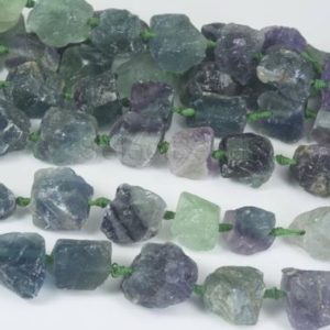 rainbow fluorite gemstone raw nuggets – chunky natural fluorite beads – rough gemstone beads – gemstone nugget beads -15inch | Natural genuine chip Gemstone beads for beading and jewelry making.  #jewelry #beads #beadedjewelry #diyjewelry #jewelrymaking #beadstore #beading #affiliate #ad