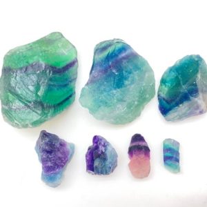 Shop Raw Crystals & Rough Gemstones! Raw Rainbow Fluorite Crystal (.5" – 3.5") – Grade A – Rainbow Fluorite Healing Crystal – Rough Rainbow Fluorite – Raw Fluorite Stone | Natural genuine stones & crystals in various shapes & sizes. Buy raw cut, tumbled, or polished gemstones for making jewelry or crystal healing energy vibration raising reiki stones. #crystals #gemstones #crystalhealing #crystalsandgemstones #energyhealing #affiliate #ad